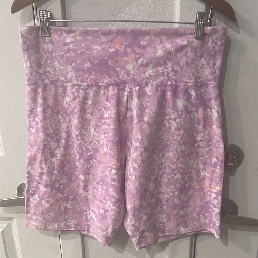 Women Bike shorts floral  size 2X 18-20W 95% cotton